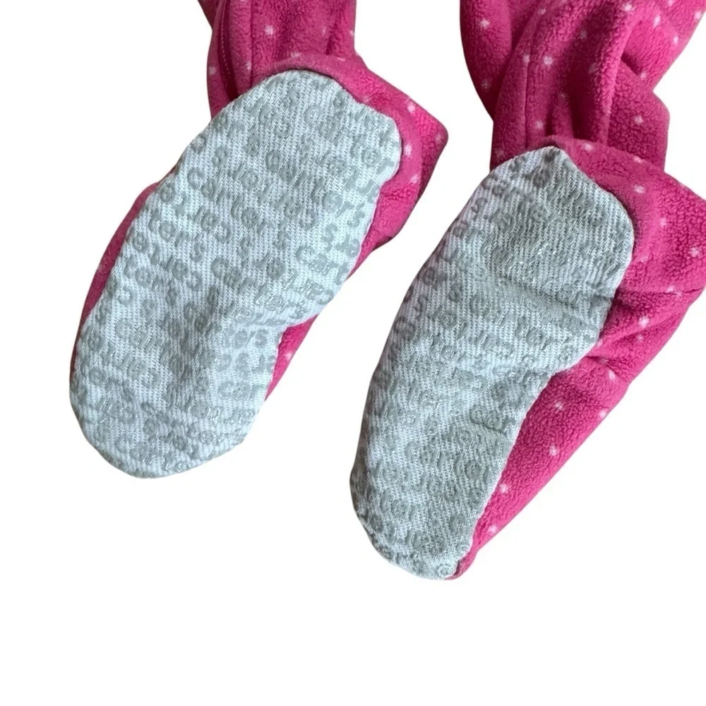 Carter’s Pink Fleece Pajama 2-way zip Sleeper Unicorn Baby Girl 18M
